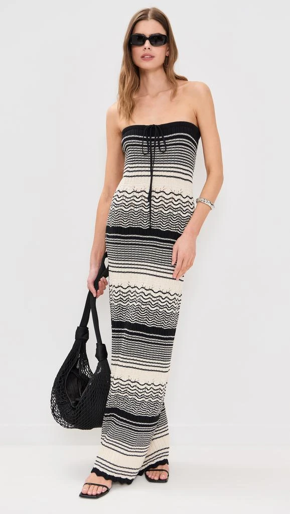 ALOHAS Olenka Ecru Tricot Dress 1