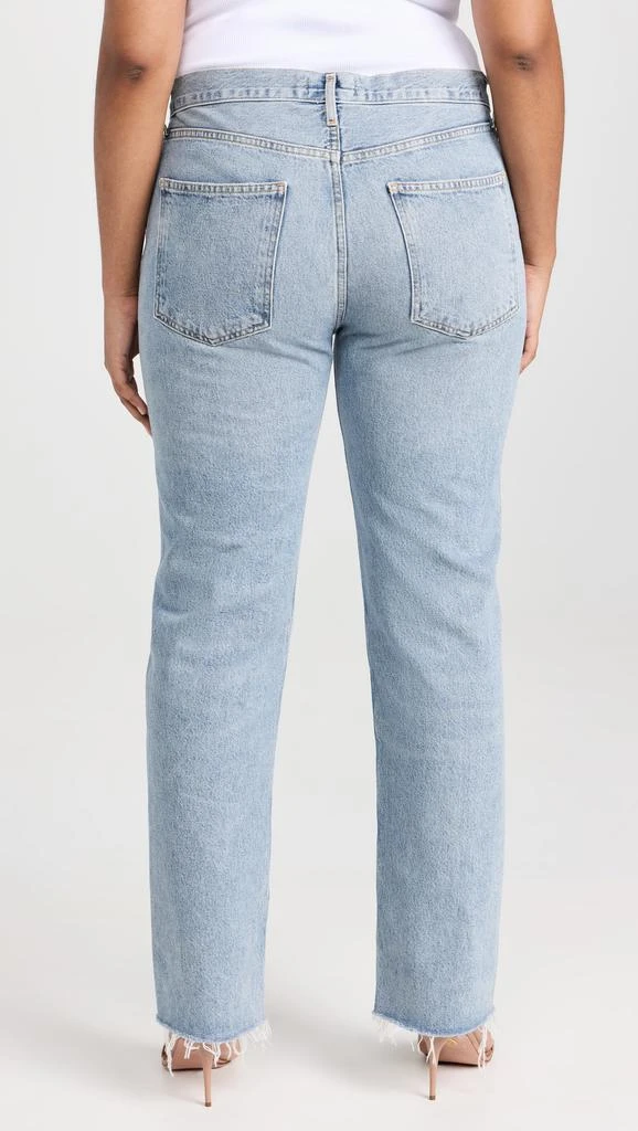 AGOLDE Lana Mid Rise Straight Jeans 9