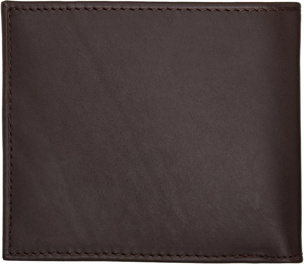 Ralph Lauren Brown Polo Bear Leather Billfold Wallet 2