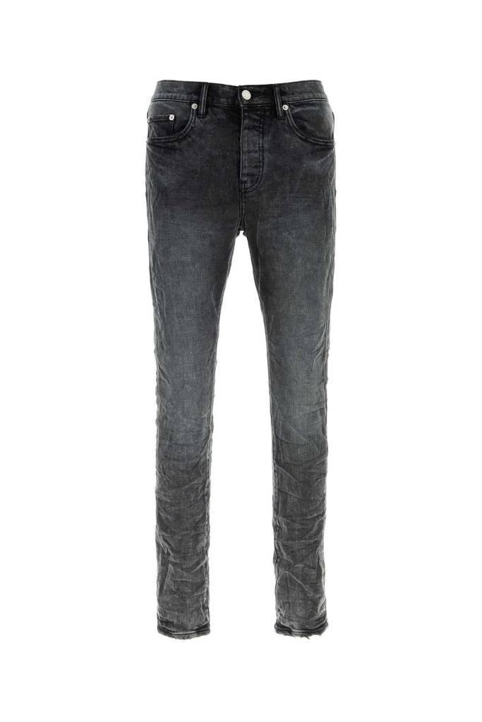 Purple Brand BLACK STRETCH DENIM JEANS 1