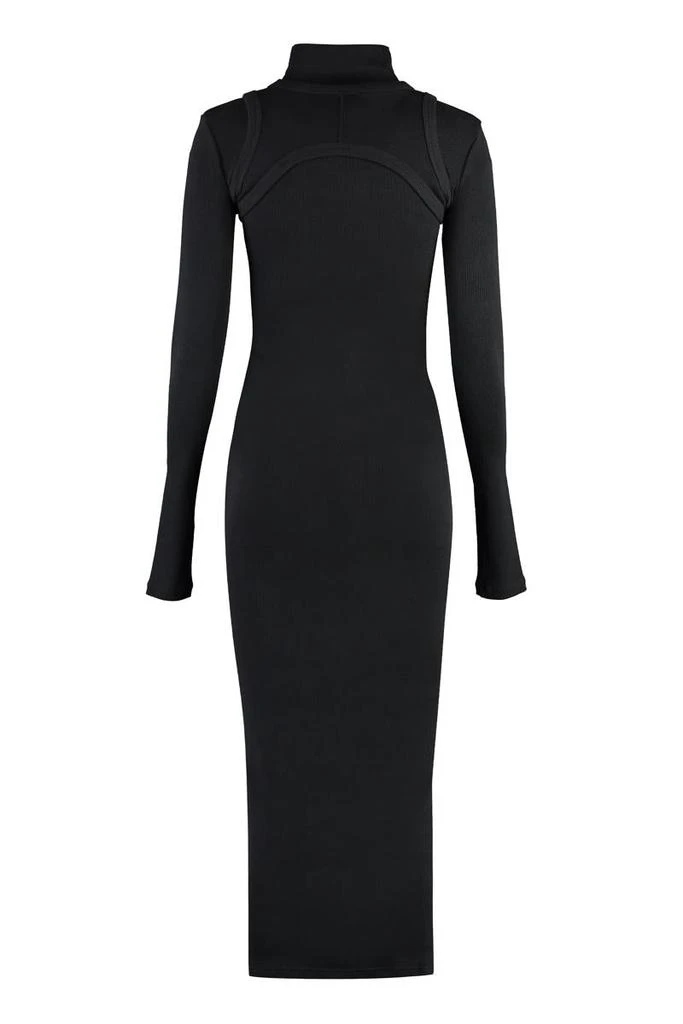 Off-White Off-White Cotton Midi-Dress 2