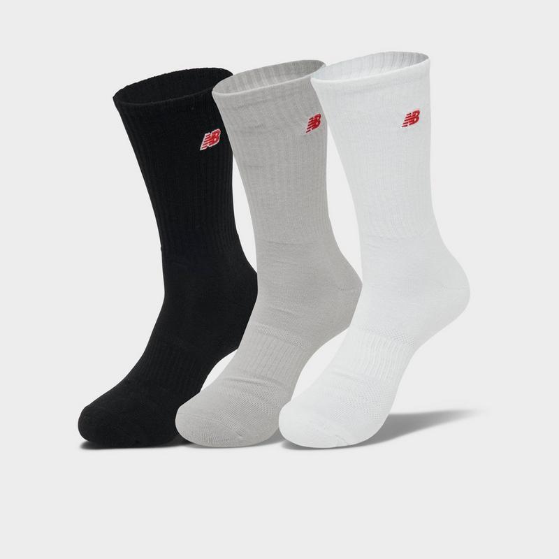 New Balance New Balance Embroidered Crew Socks (3-Pack)