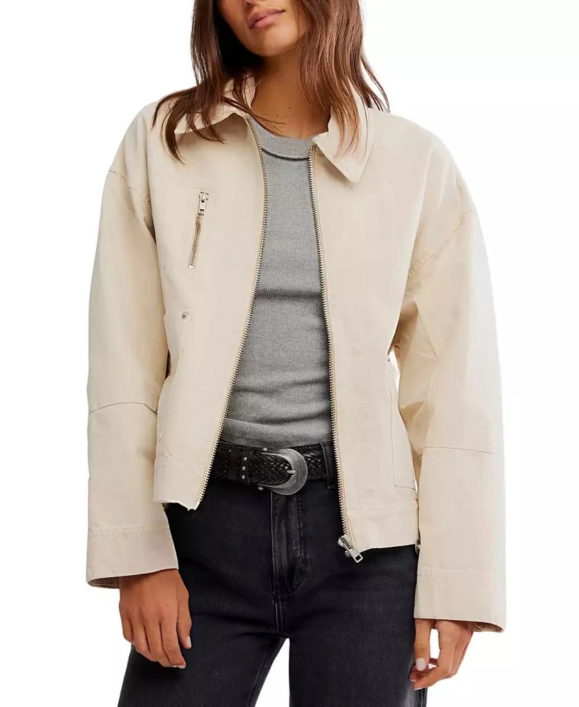Free People Women's Sally Cotton Canvas Jacket 2
