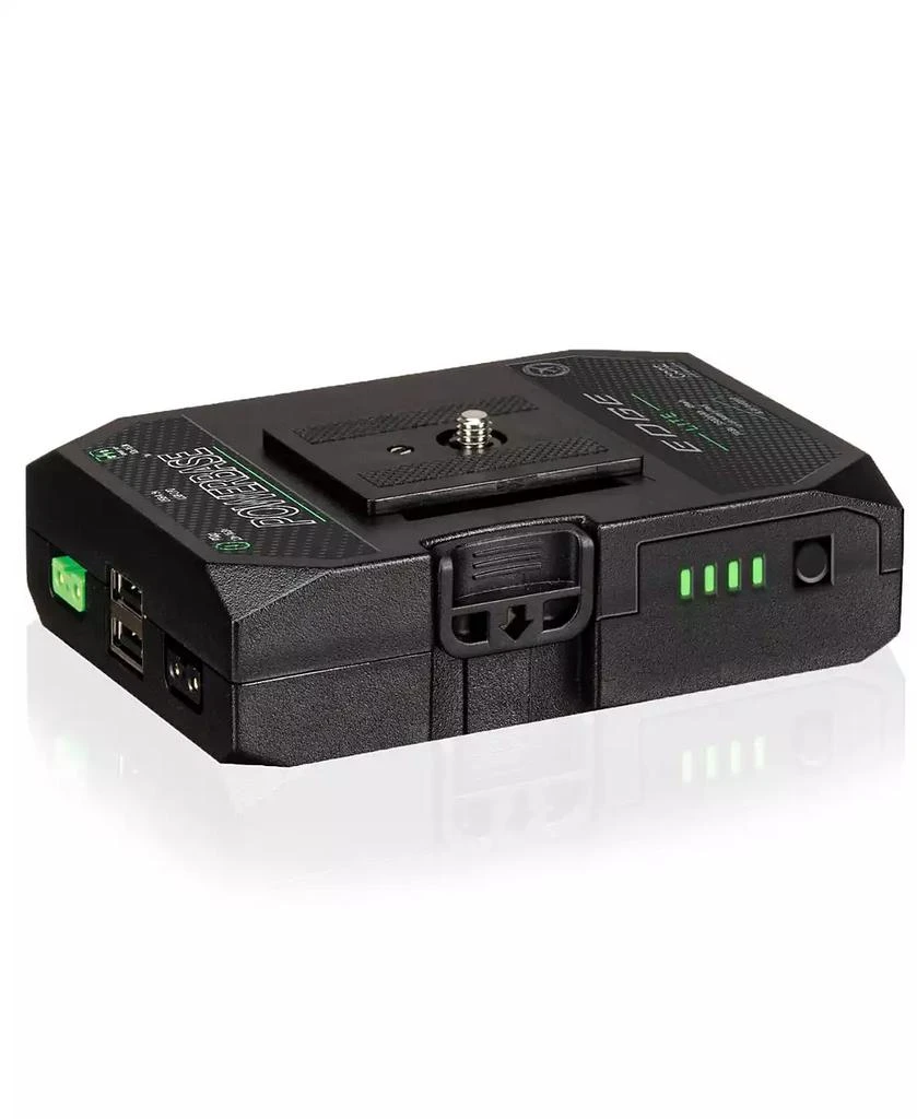 Core SWX PowerBase Edge Lite 49Wh 14.8V Small Form Cine Base Lithium-Ion Battery Pack Bundle with Coiled D-Tap to 2-Pin Cable, D-Tap Charger 5