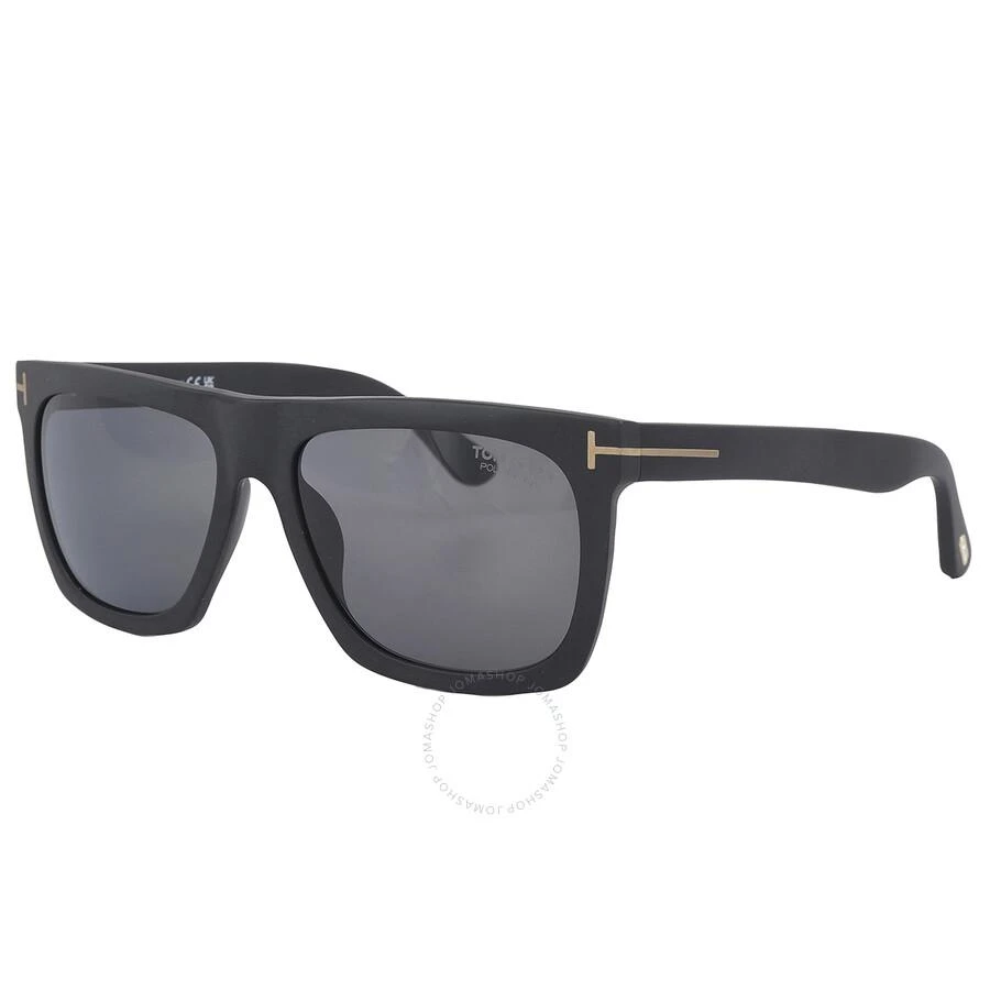 Tom Ford Morgan Polarized Smoke Browline Unisex Sunglasses FT0513 02D 57 2