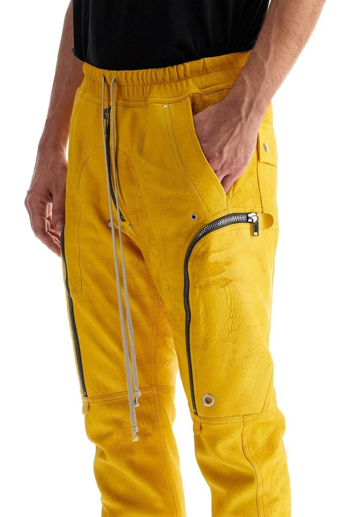 Rick Owens bauhaus leather cargo pants for 4