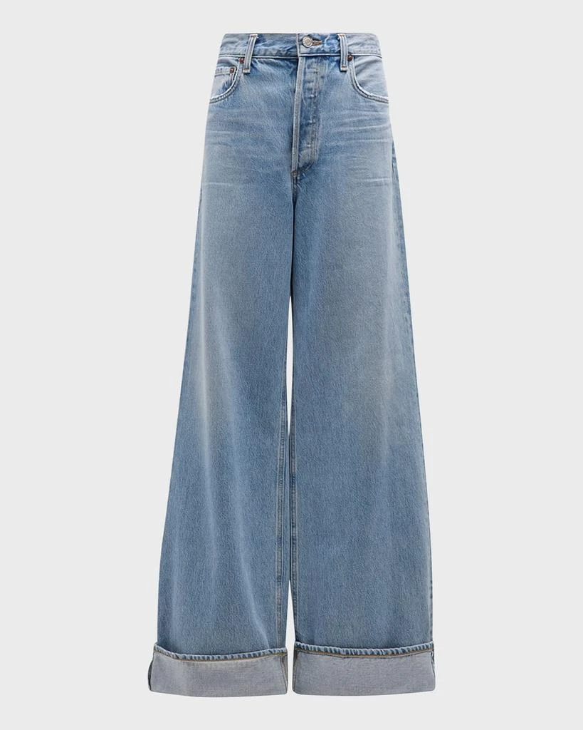 AGOLDE Dame High Rise Wide-Leg Jeans 1