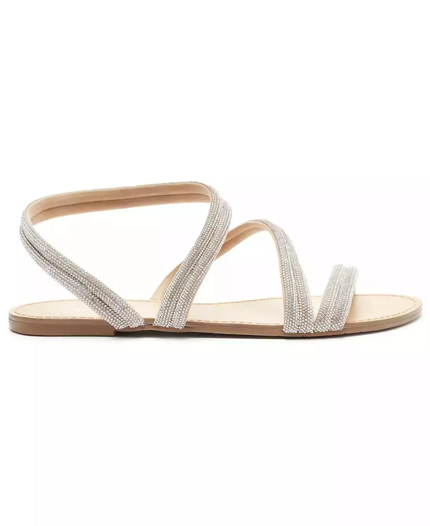 Arezzo Women's Mikayla Rhinestone Flat Sandals 2