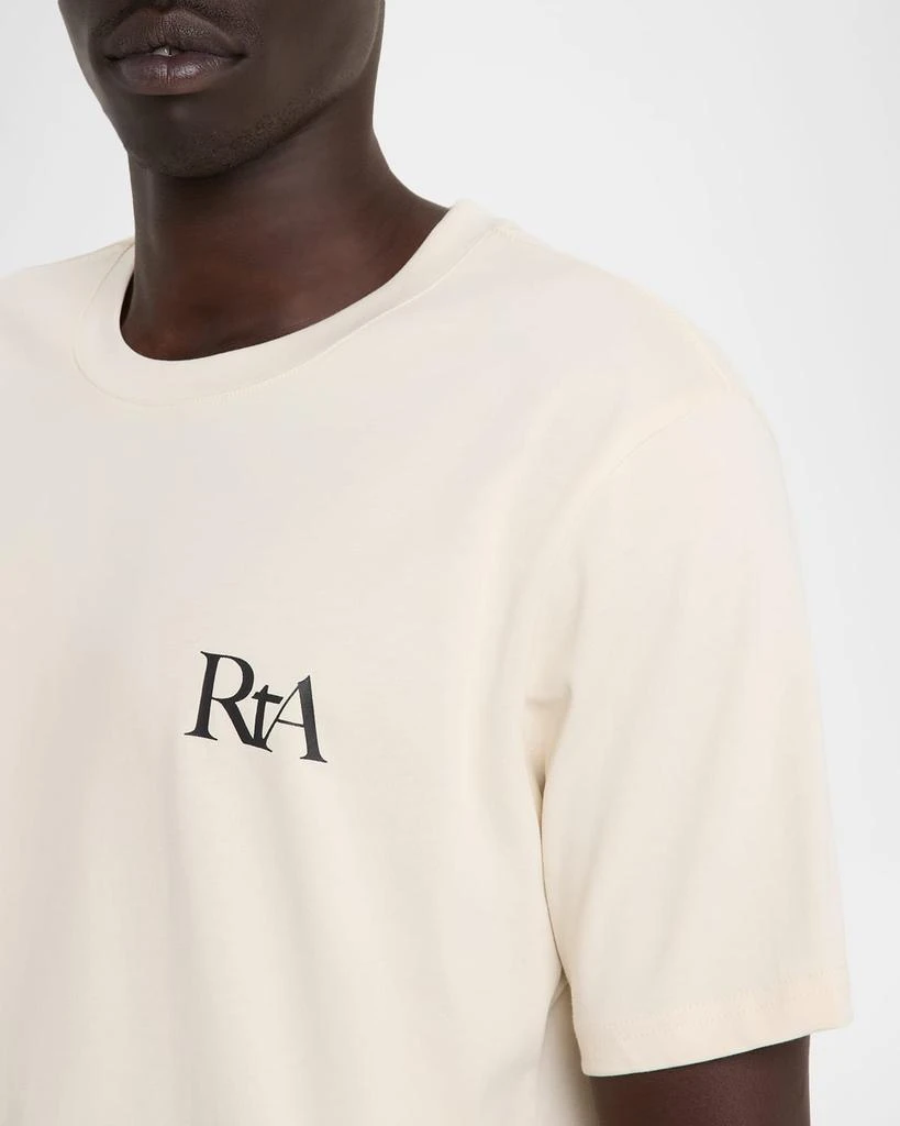 RTA Men's Liam Typography Oversized T-Shirt 5