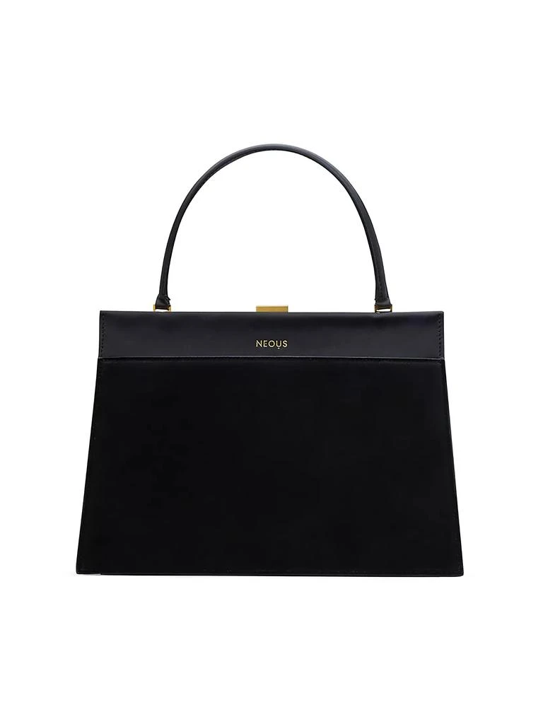 NEOUS Bellatrix Suede & Leather Top Handle Bag 1