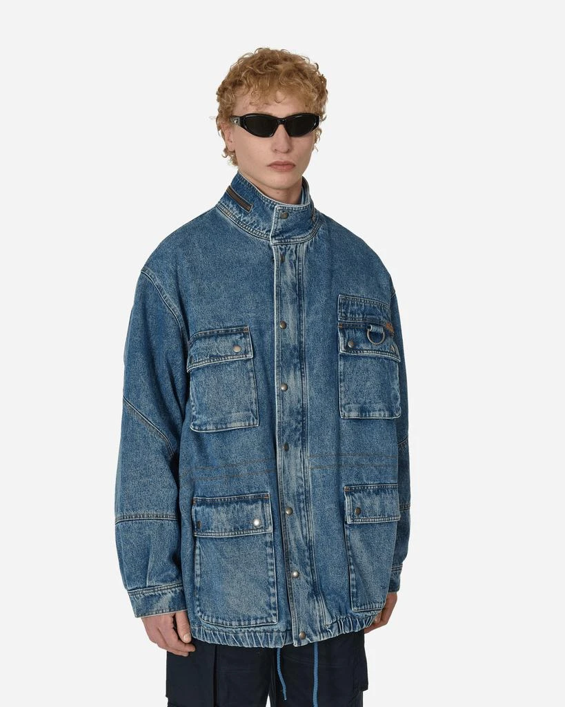 Martine Rose Denim Parka Jacket Blue 1