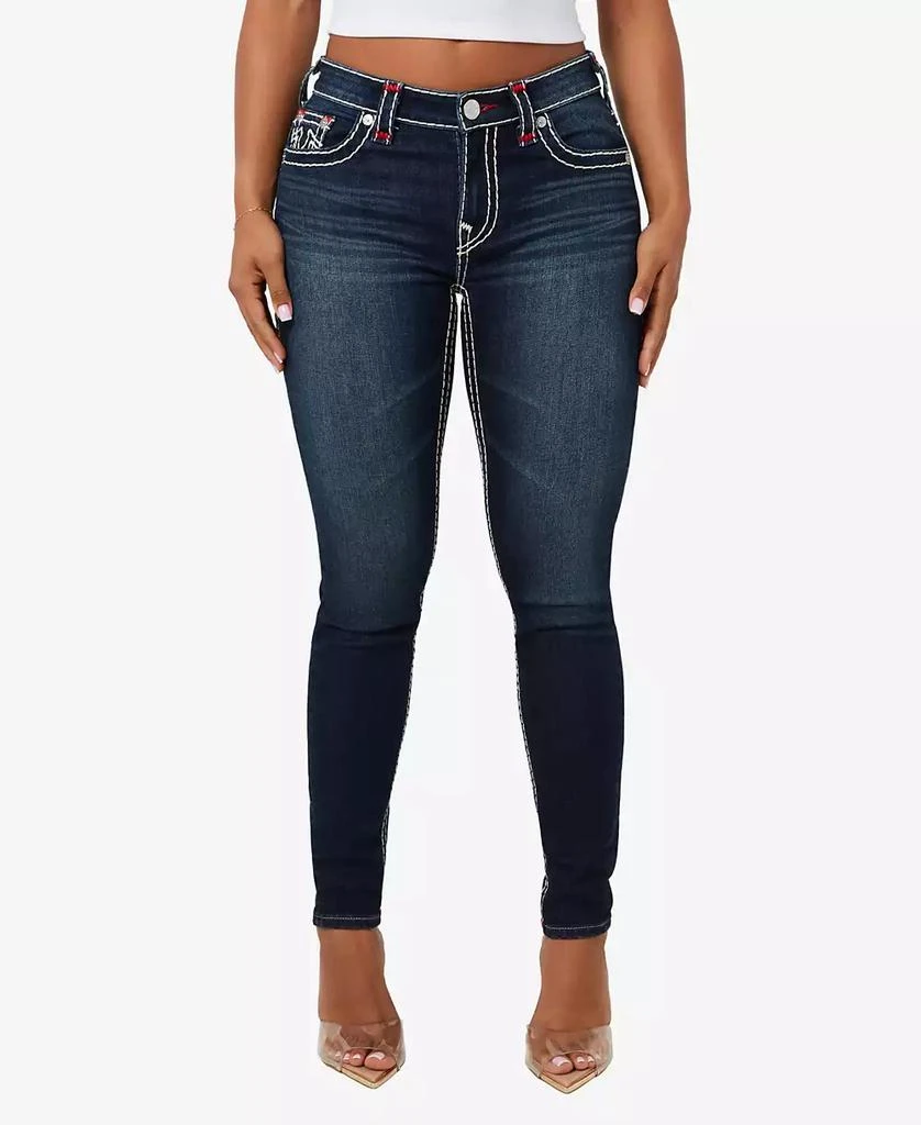 True Religion Women's Jennie Skinny Zipper Jeans 1