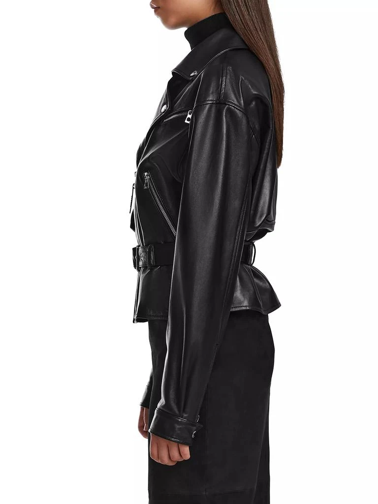 RUDSAK Arielle Leather Belted Jacket 5