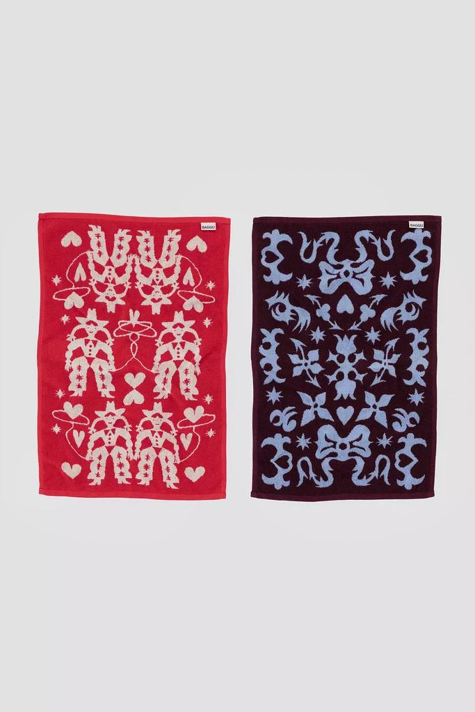 Baggu BAGGU Reversible Hand Towel Set 2