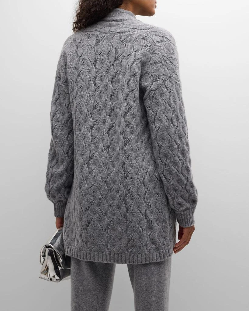 TSE Cashmere Cashmere Oversized Cable-Knit Cardigan 6