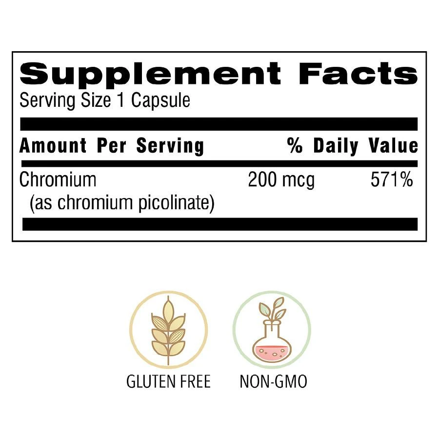 Botanic Choice Chromium Picolinate Capsules 3