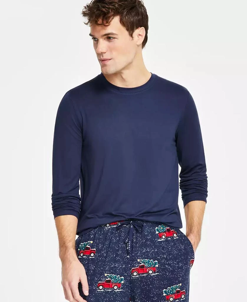 Perry Ellis Men's Deluxe Touch Knit Crewneck Shirt 1