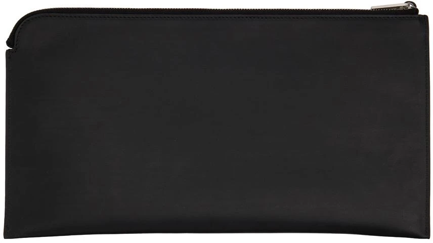 Rick Owens Black Porterville Invite Envelope Wallet 2