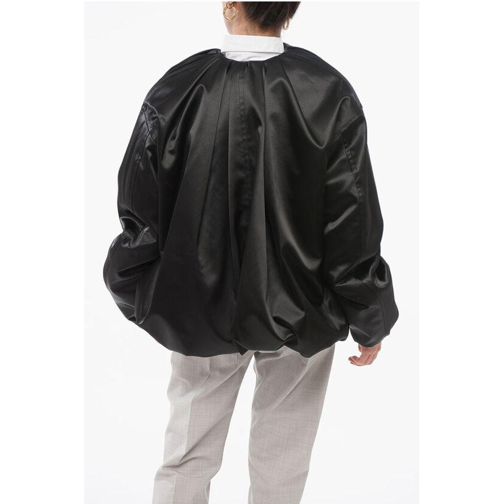 We11done Draped Satin Bomber Women's Jacket