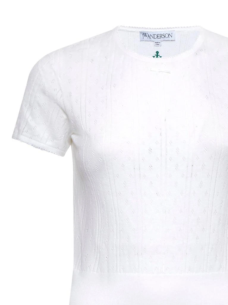 JW Anderson JW Anderson Pointelle Cap Sleeve Top 3
