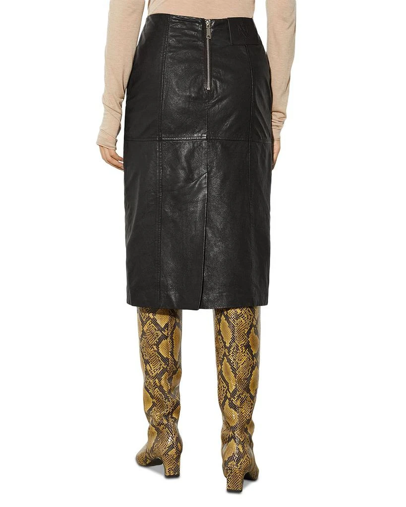 MAX&Co Motore Leather Skirt 3