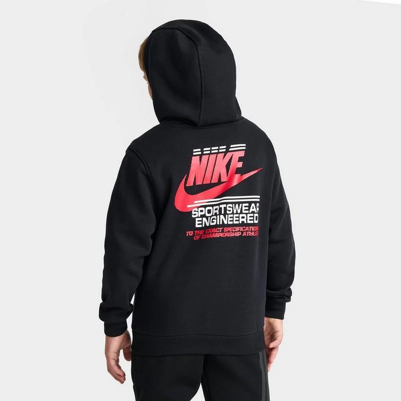 NIKE Big Kids' Nike Sportswear Futura Club Pullover Hoodie 1
