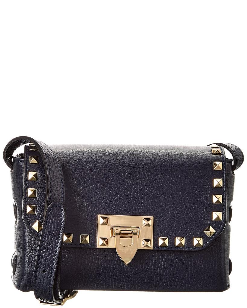 Persaman New York Alessia Studded Leather Crossbody