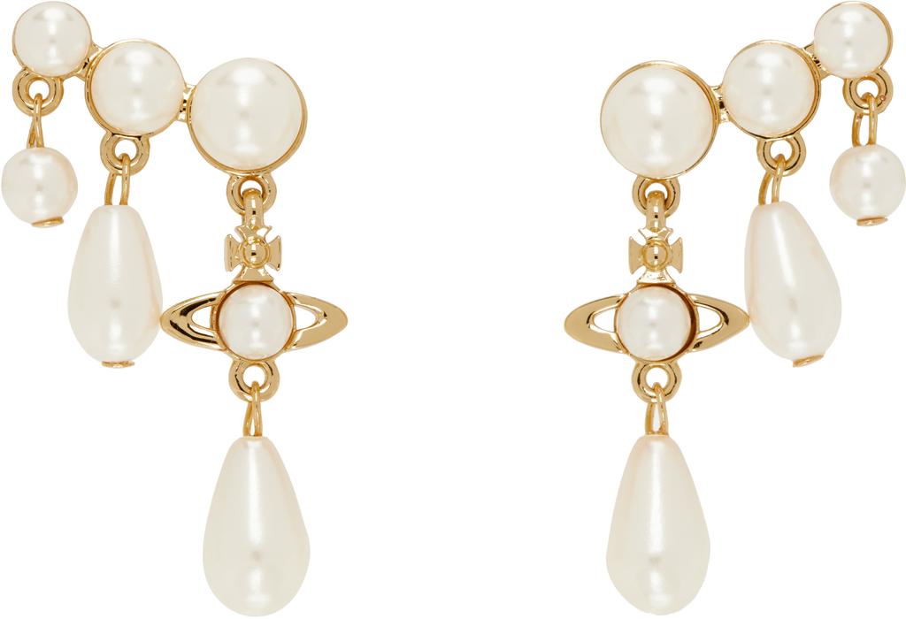 ◆Vivienne Westwood◆ Masha drop earrings ピアス Vivienne Westwood Masha Sterling Silver Drop Earrings