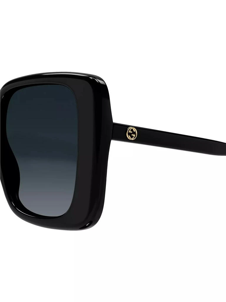 Gucci 80S Monocolor 55MM Butterfly Sunglasses 3