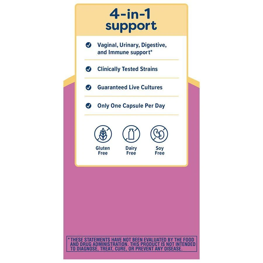 ReNew Life Women's Wellness, Women's Care Probiotic, 25 Billion CFU Per Capsule 9