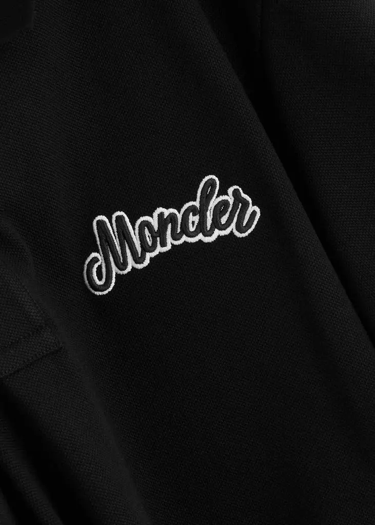 Moncler Logo-embroidered cotton polo shirt 5