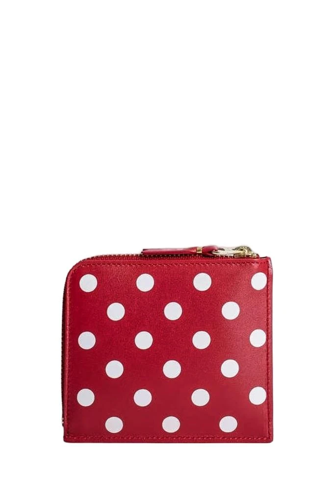Comme des Garcons Compact Red Leather Wallet 3
