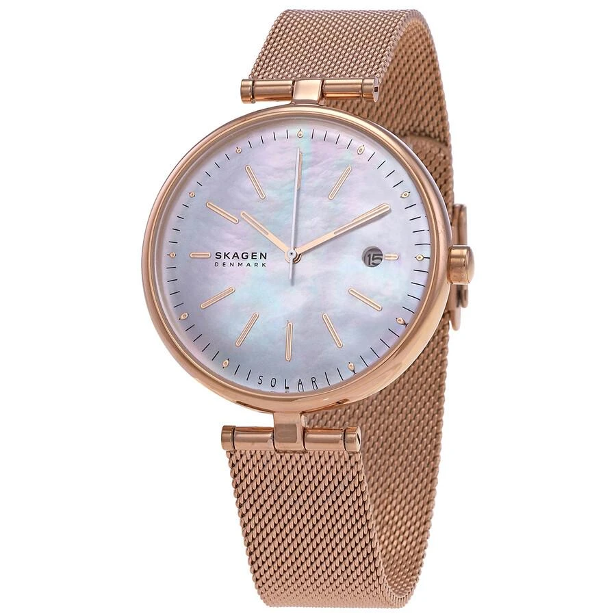 Skagen Karolina Quartz Mother of Pearl Dial Ladies Watch SKW2980 1
