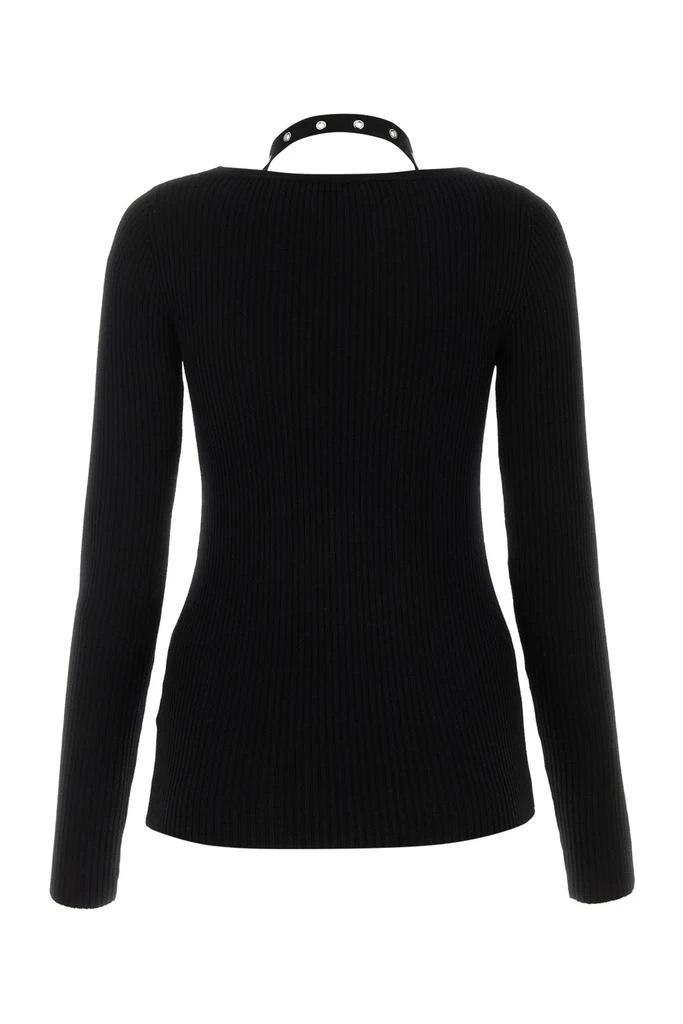 BLUMARINE Blumarine Stud Detailed Halter-Neck Knit Top 2