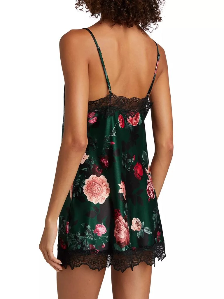 In Bloom Elora Floral Satin Chemise 4