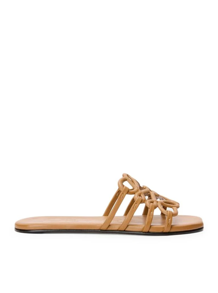 Loewe PETAL ANAGRAM CALFSKIN SANDALS 1