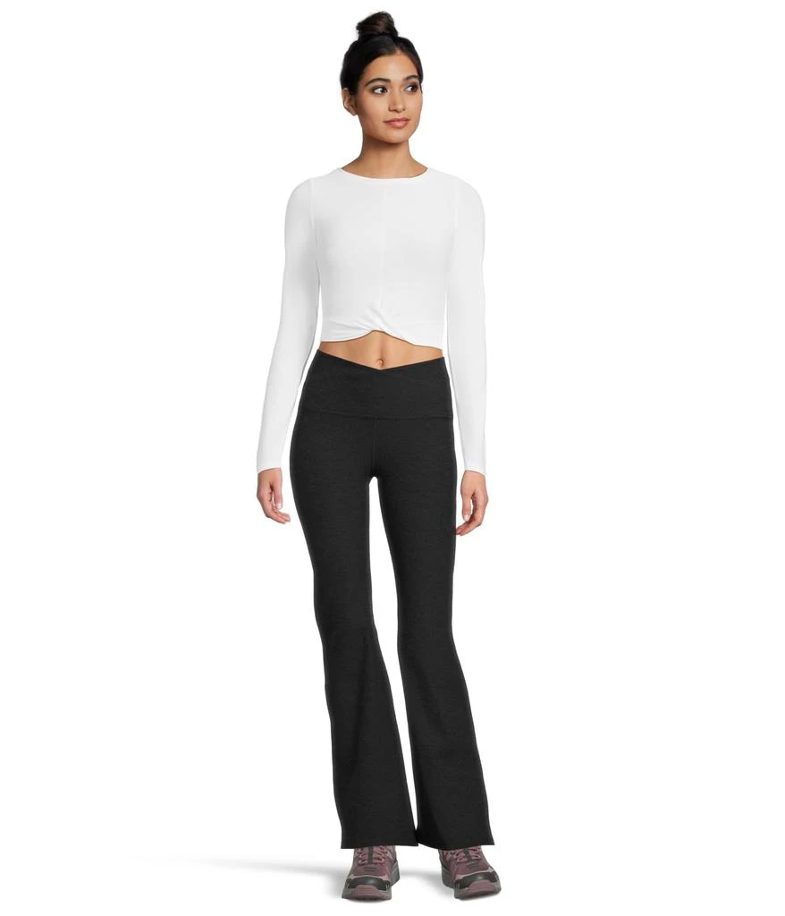 Beyond yoga Featherweight Center Stage Cropped Long Sleeve Pull Over 5