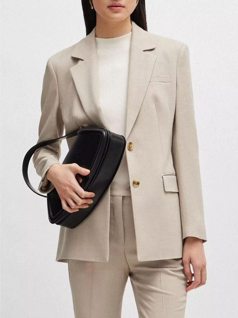 Hugo Boss Single-Breasted Jacket in Stretch Fabric 1