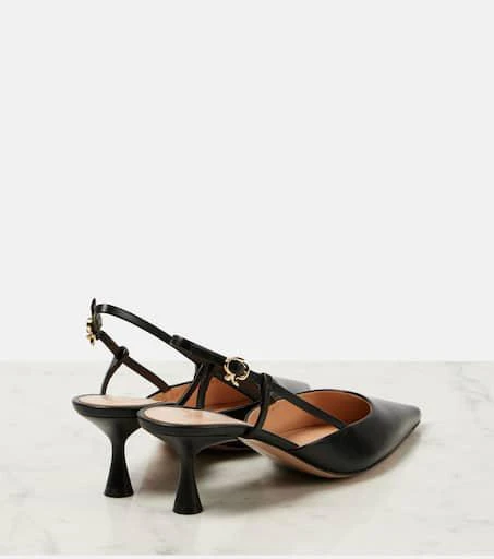 Gianvito Rossi Ascent 55 leather slingback pumps 2