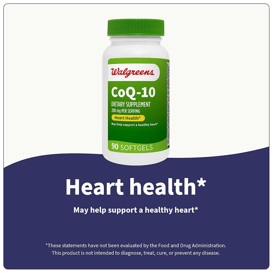 Walgreens CoQ-10 200 mg Softgels (90 days) 6