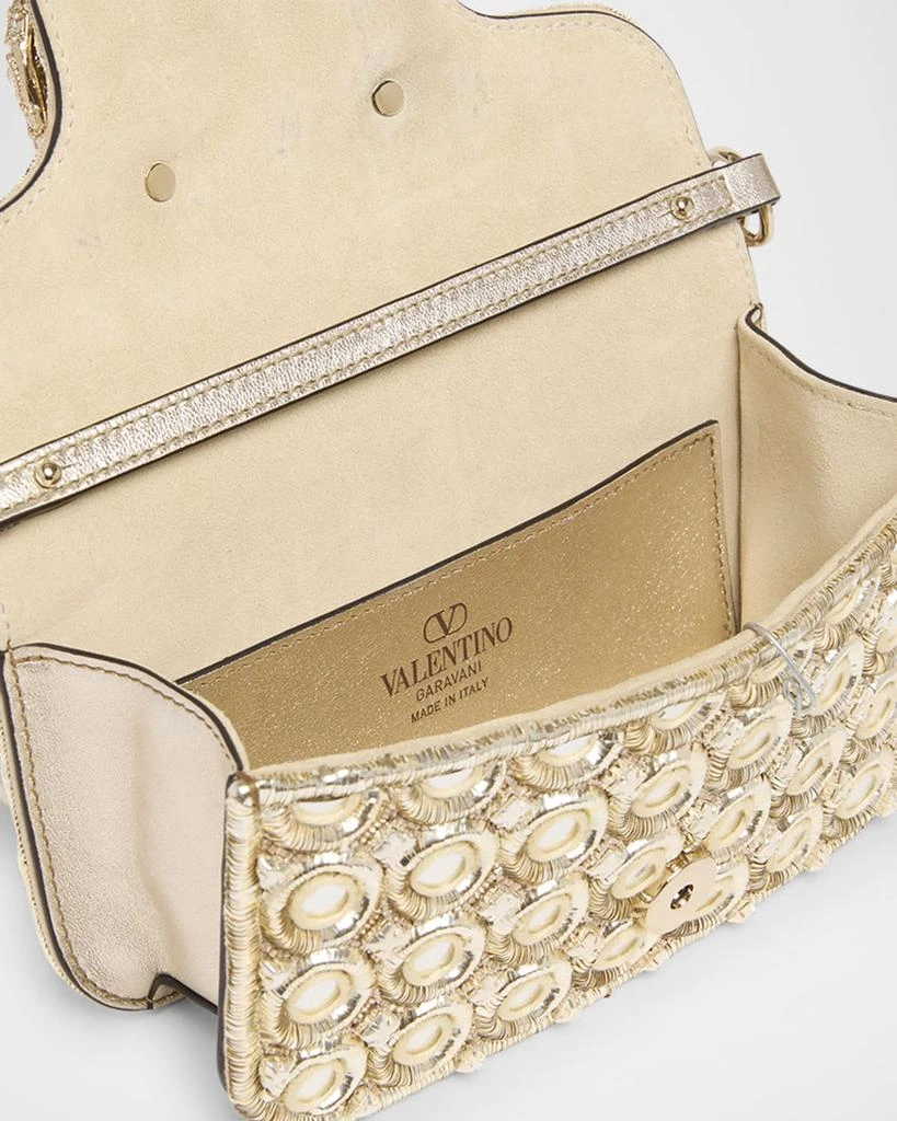 Valentino Loco Small Mirror Embellished Shoulder Bag 4