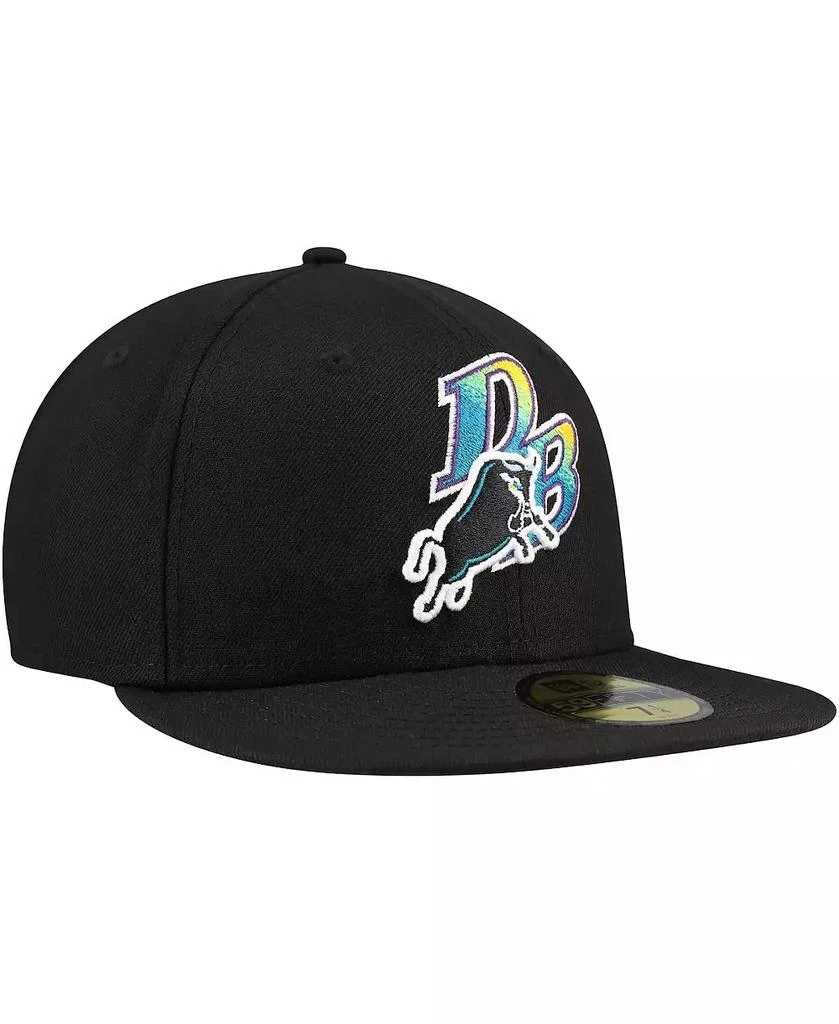 New Era Men's Black Durham Bulls Authentic Collection 59FIFTY Fitted Hat 3