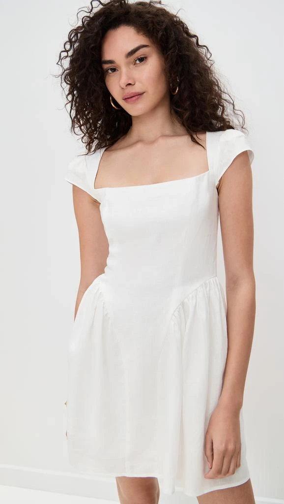 Reformation Oaklyn Linen Dress 6