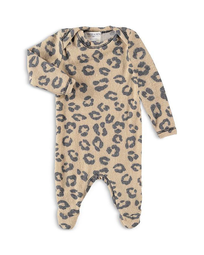 PAIGELAUREN Girls' Baby Hacci Footie Romper - Baby 1