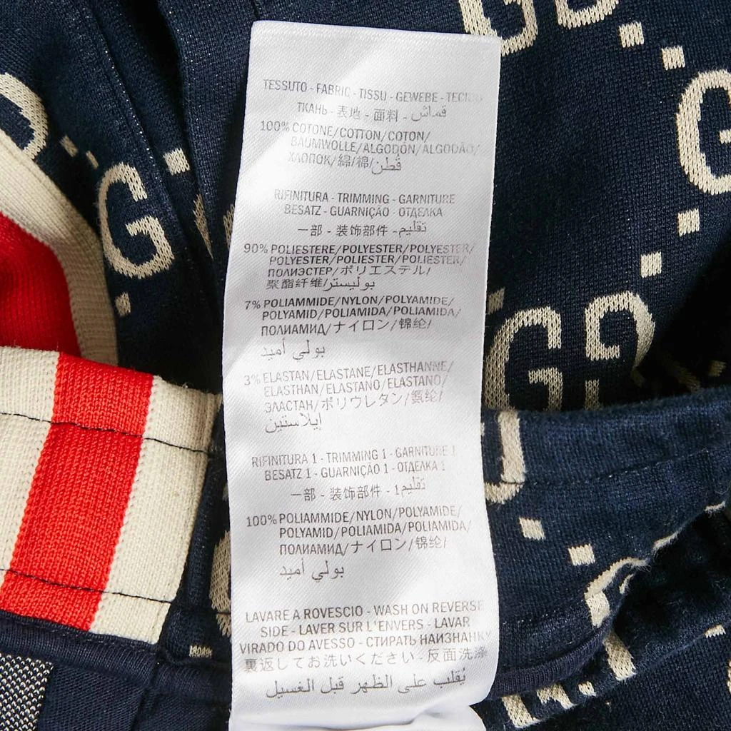Gucci Gucci Navy GG Jacquard Jersey Jogger Pants M 6