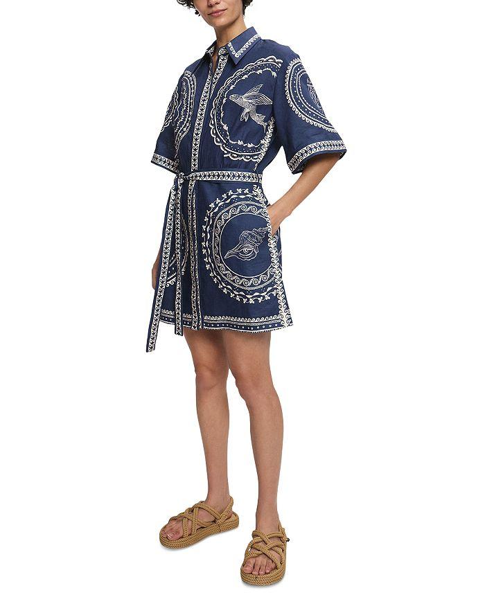 ALÉMAIS Oceane Linen Mini Dress