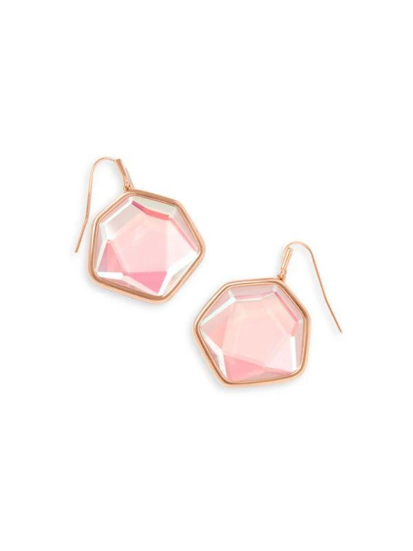 Vanessa 14K Rose Gold Glass Drop Earrings – On Sale Now with Up