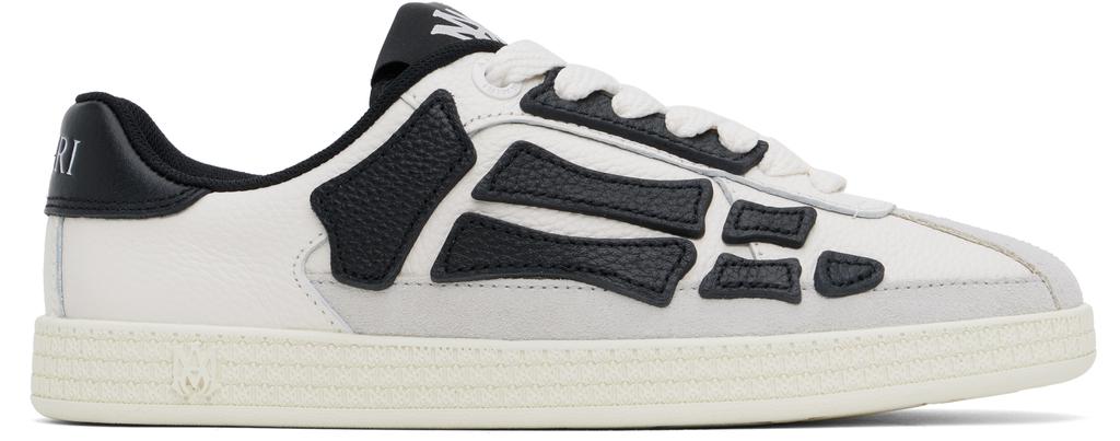 AMIRI Black & White Pacific Bones Sneakers