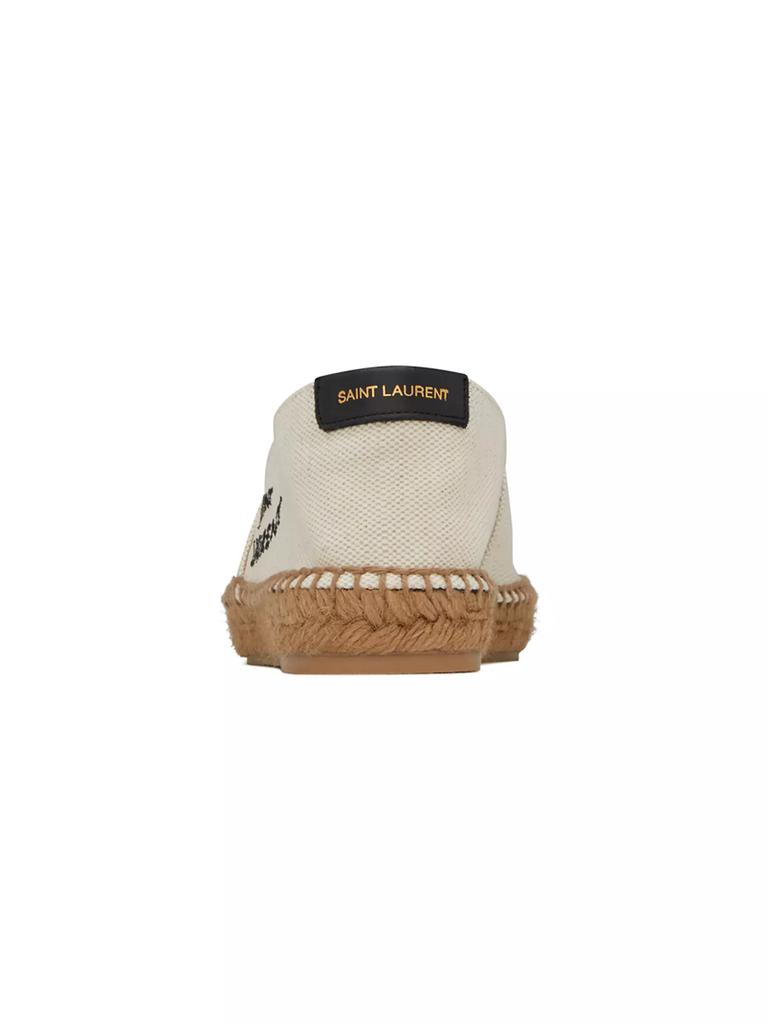 Yves Saint Laurent Signature Canvas Espadrilles WHITE-BLACK