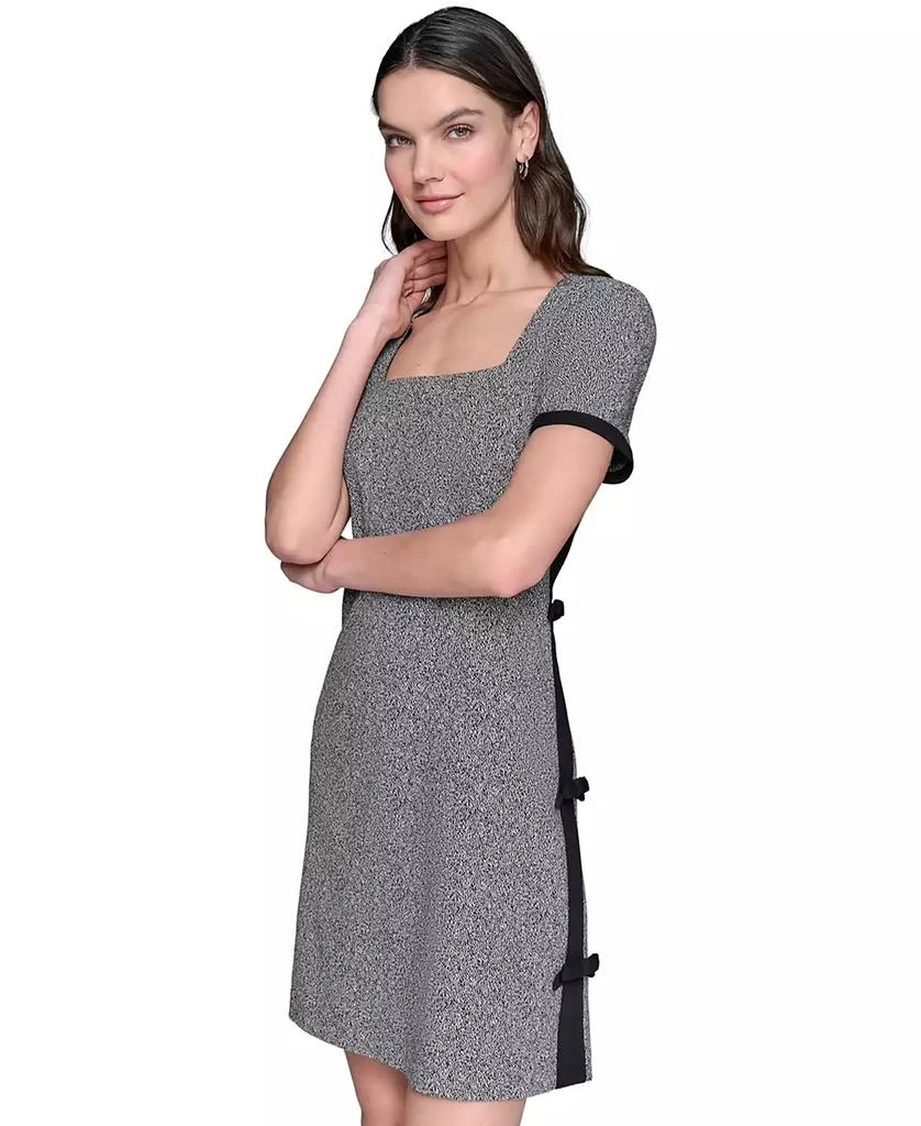 Karl Lagerfeld Paris Women's Millenium Knit Tweed A-Line Dress 3